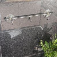 3 Haken, silber, mit Saugnapf-Befestigung