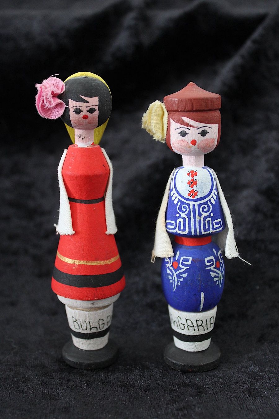 Statuette: 2 Holzfiguren Bulgarien, – Usato da Locarno venduto da fripui 4