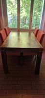 Wooden Dining Table with 4 Chairs