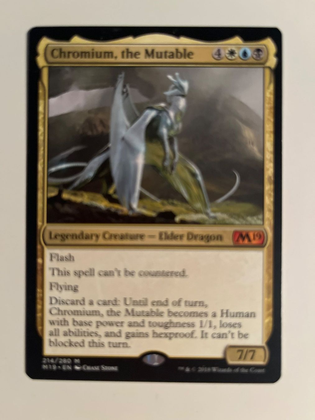 Magic The Gathering Carte collezionabili: 1 x Chromium, the Mutable - Magic: The Gathering - MtG – Usato da Kriens venduto da Shadi1980
