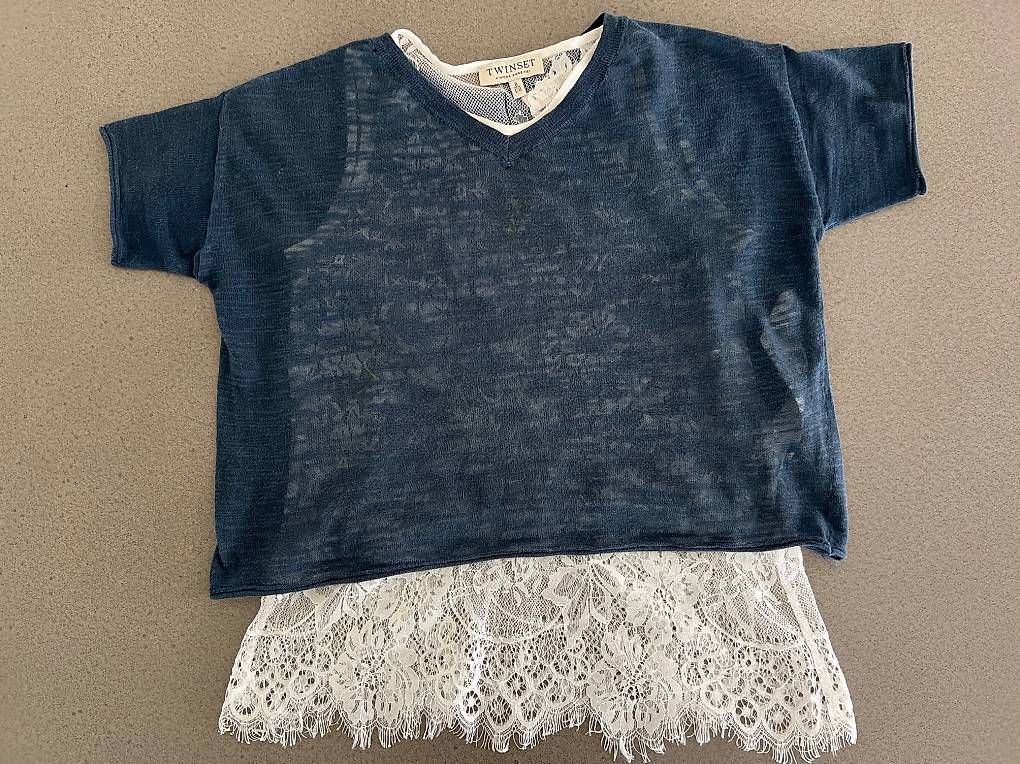 Twinset Blusen, T-Shirts & Tops: Doppelshirt von Twinset Gr. 128 – Neu (gemäss Beschreibung) aus Oberrohrdorf von Augustus5
