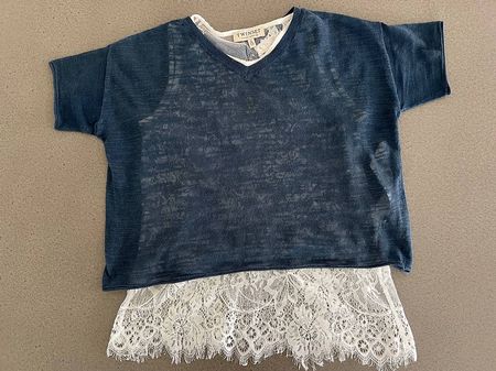 Doppelshirt von Twinset Gr. 128