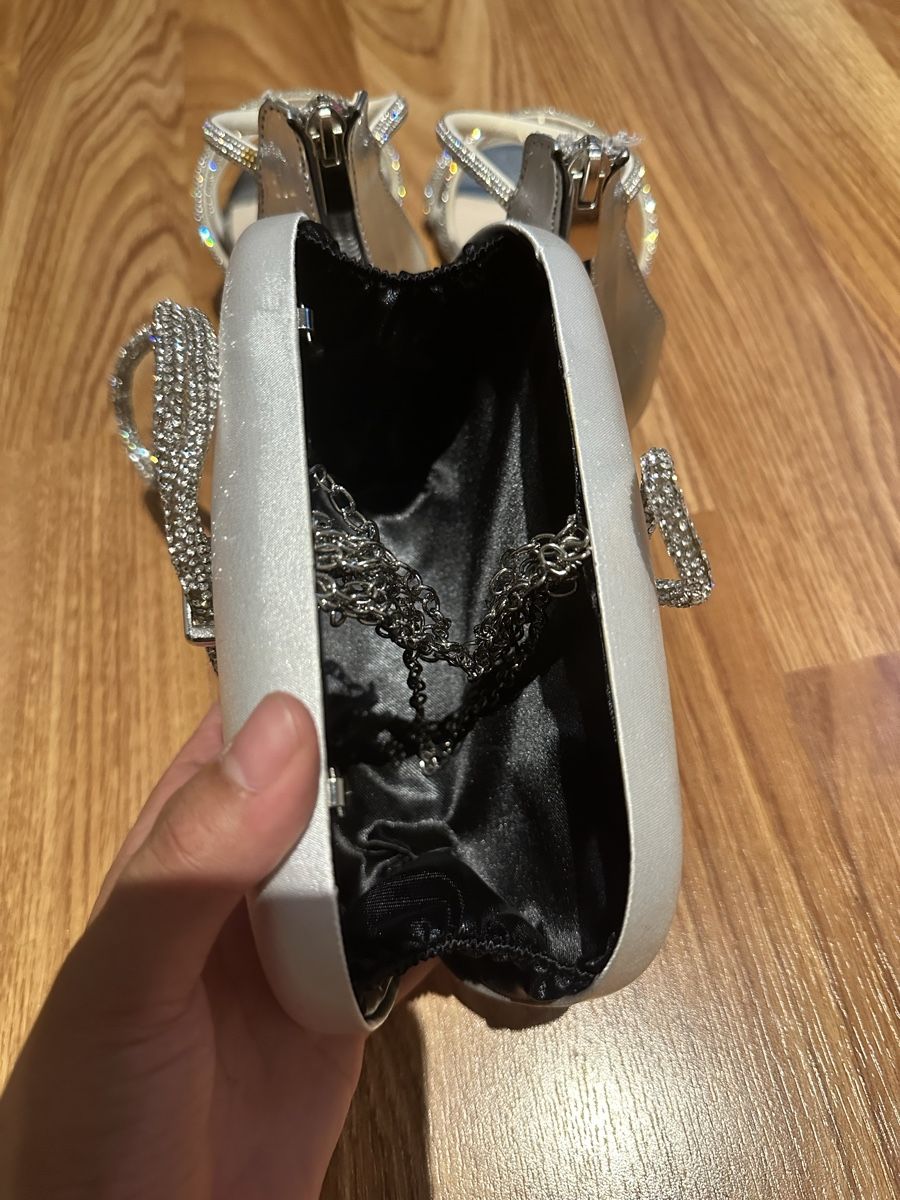 Damenschuhe: Sandalen mit Absat &Tasche Strass Gr.37 – Gebraucht aus Triengen von nes_l8cj 3