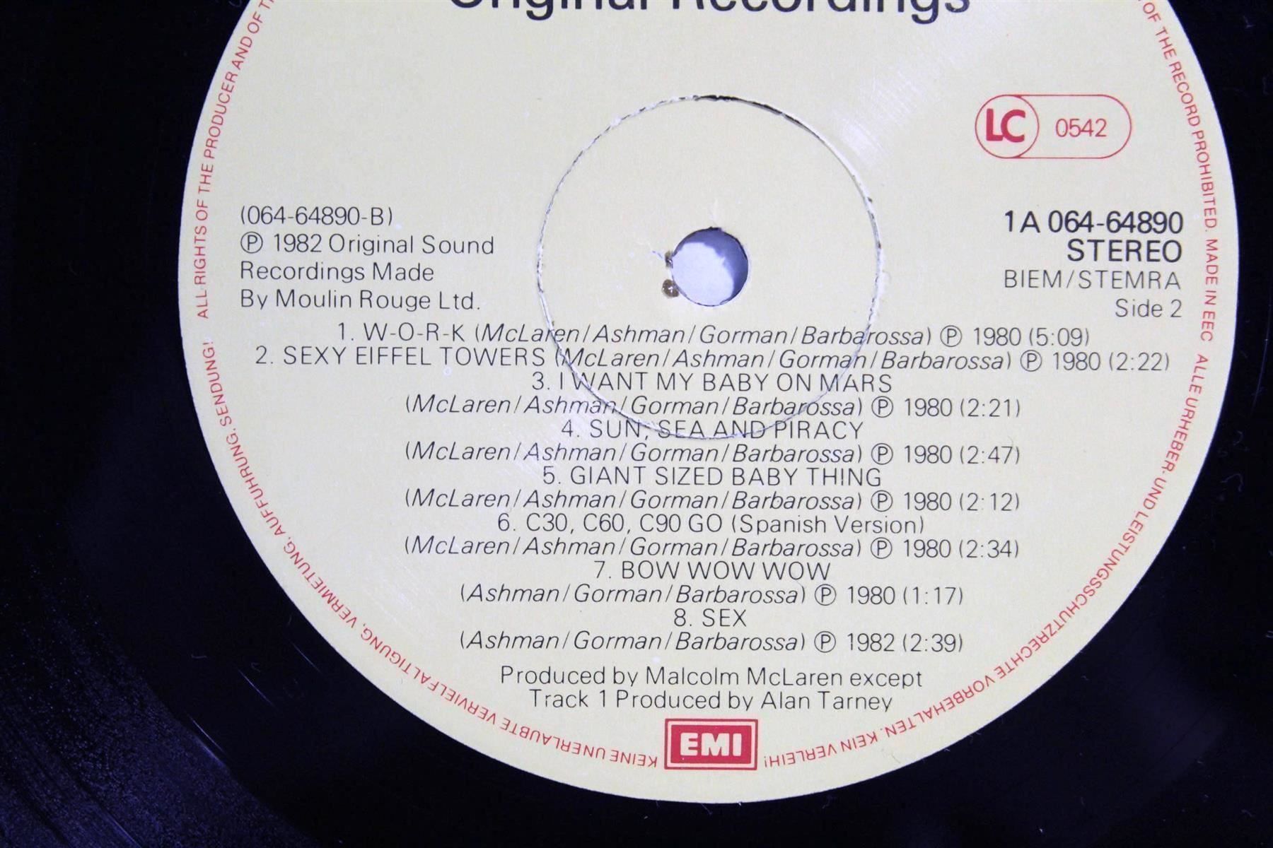 Schallplatten: BOW WOW WOW: Original Recordings – Gebraucht aus Bern von kultiges 5