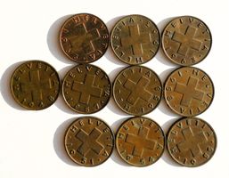 10 Stk. 2 Räppler 1948-1963 (verschiedene Jahrgänge) Set 3.3