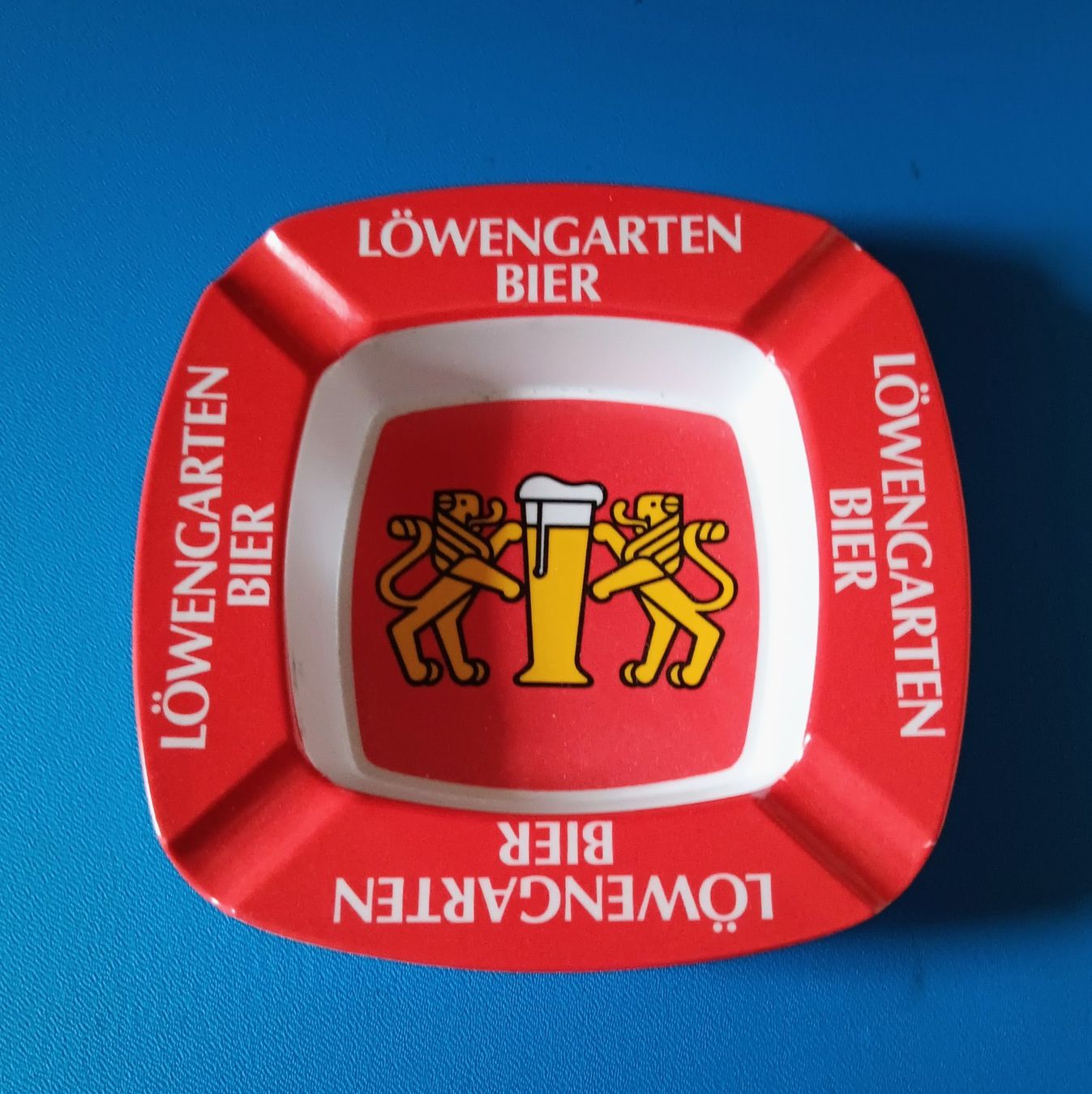 Portacenere: Aschenbecher Bier Brauerei Löwengarten Rorschach – Nuovo (secondo la descrizione) da Lichtensteig venduto da B-B-Bier