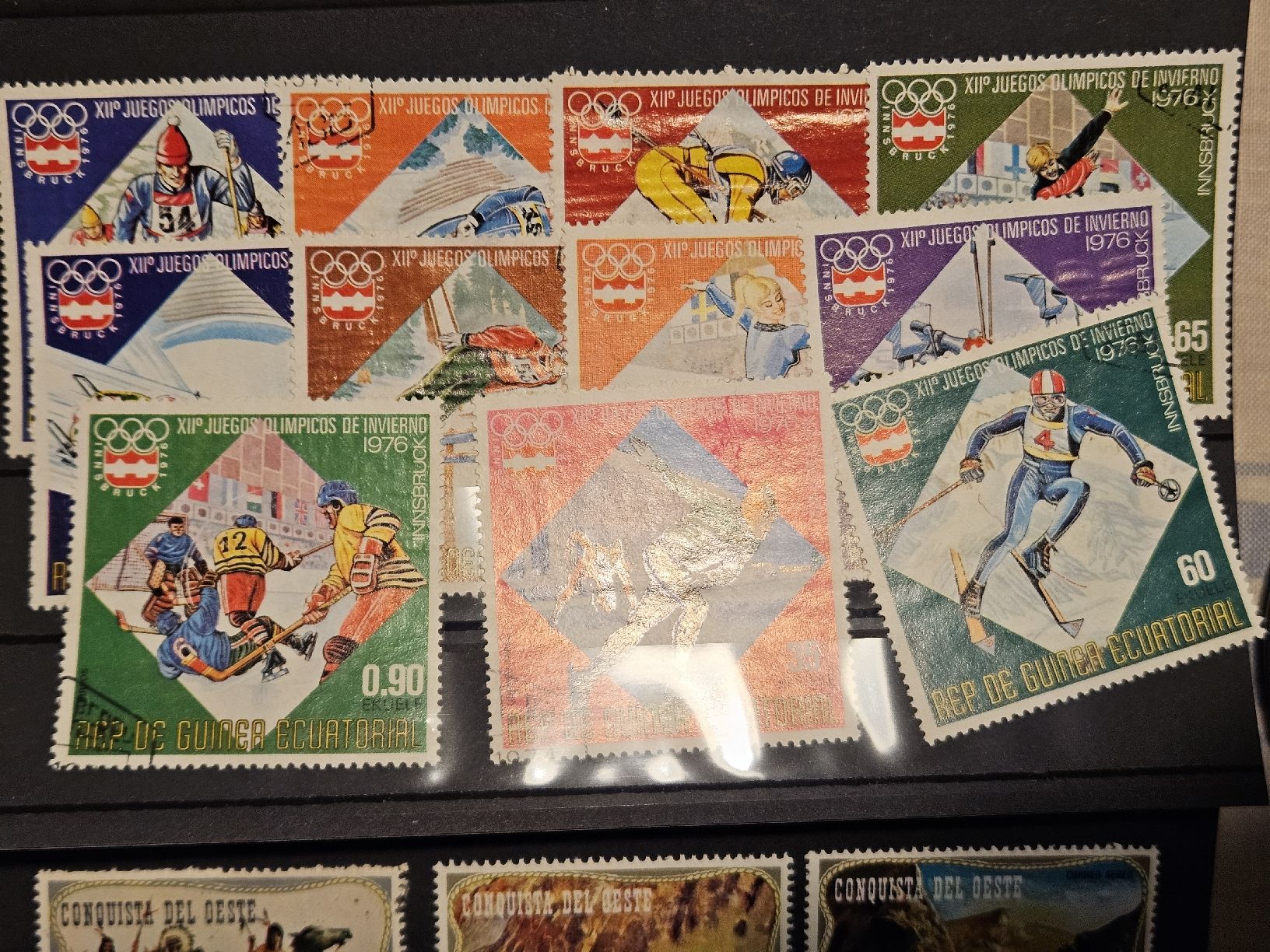 Tutti i francobolli: Briefmarken Äquatorial Guinea, u.a. Olympia – Usato da Wettingen venduto da Sk8ertomda 2