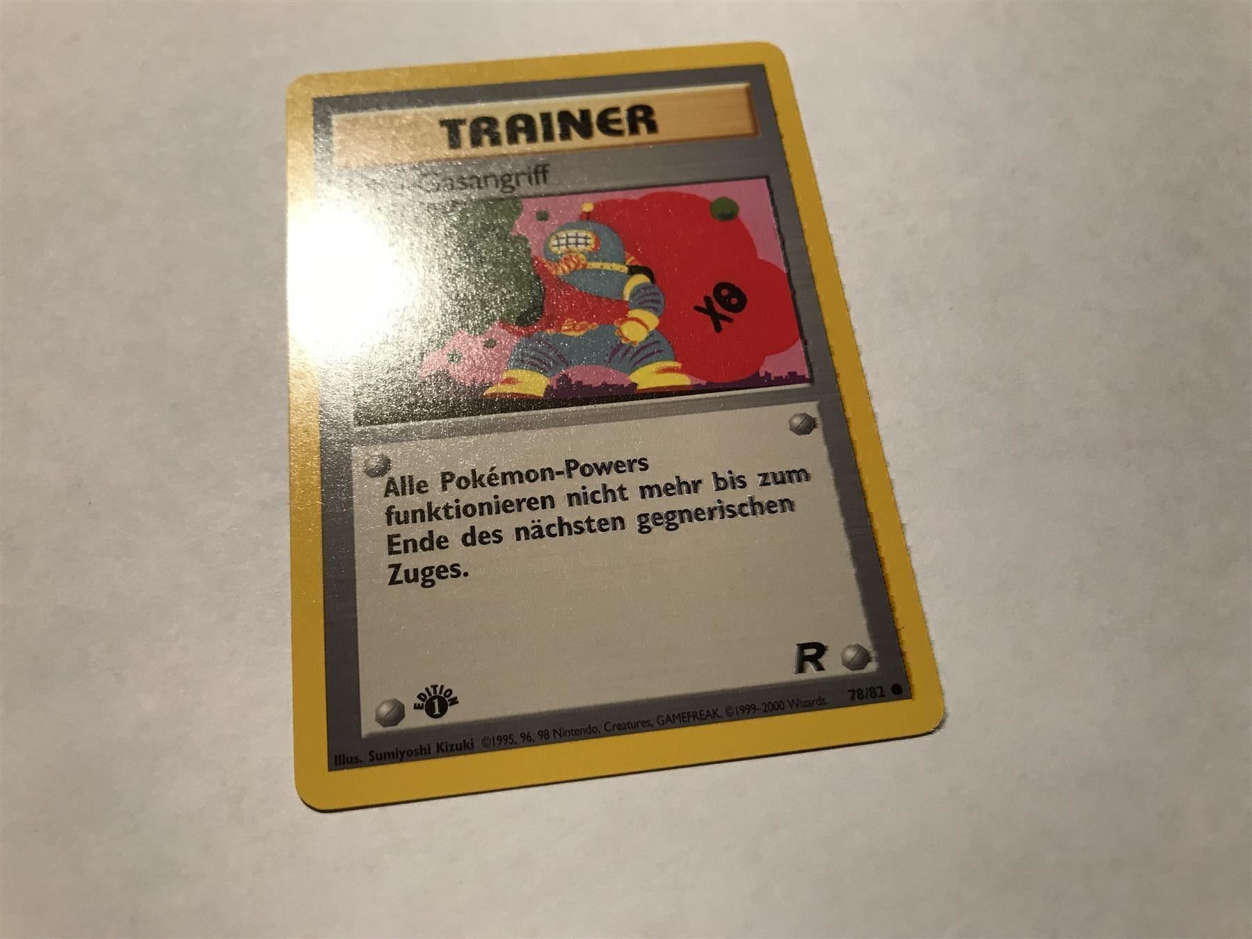 Pokémon Cartes à collectionner: Uhu-Gasangriff 1. Edition TR – D'occasion à Hagendorn par Pokecollectorch 3