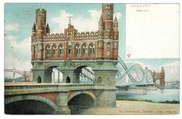AK Hamburg, Elbbrücke 1908