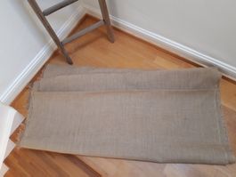 Jute Stoff Meterware Neu ca. 5.00m Länge x 1.30m Breite