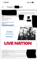 2x Gold Circle Bad Bunny Milano 17.07.2026