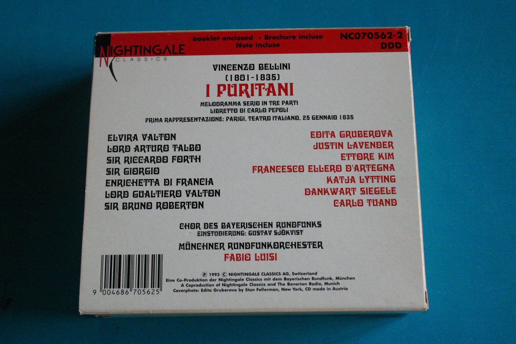 CDs: Bellini I Puritani – Gebraucht aus Winkel von Gallica 1
