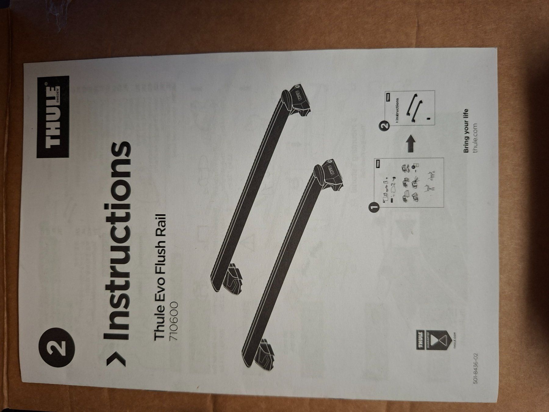 Thule Portapacchi: Thule Evo Flush Rail 710600 Dachträgerfüsse – Usato da Watt venduto da MG_Products 5