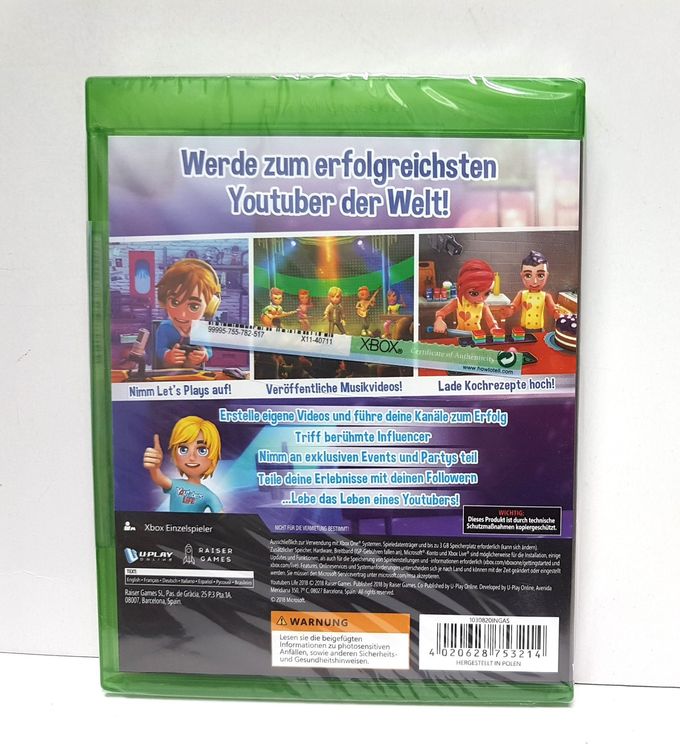 Jeu YouTubers Life OMG! - Xbox One - Neuf Sous Blister - Édition Complète 2018