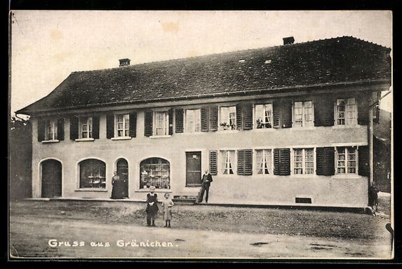 Cartes postales: AK Gränichen, Geschäft vom F. Widmer – D'occasion à Berlin par bartko-reher