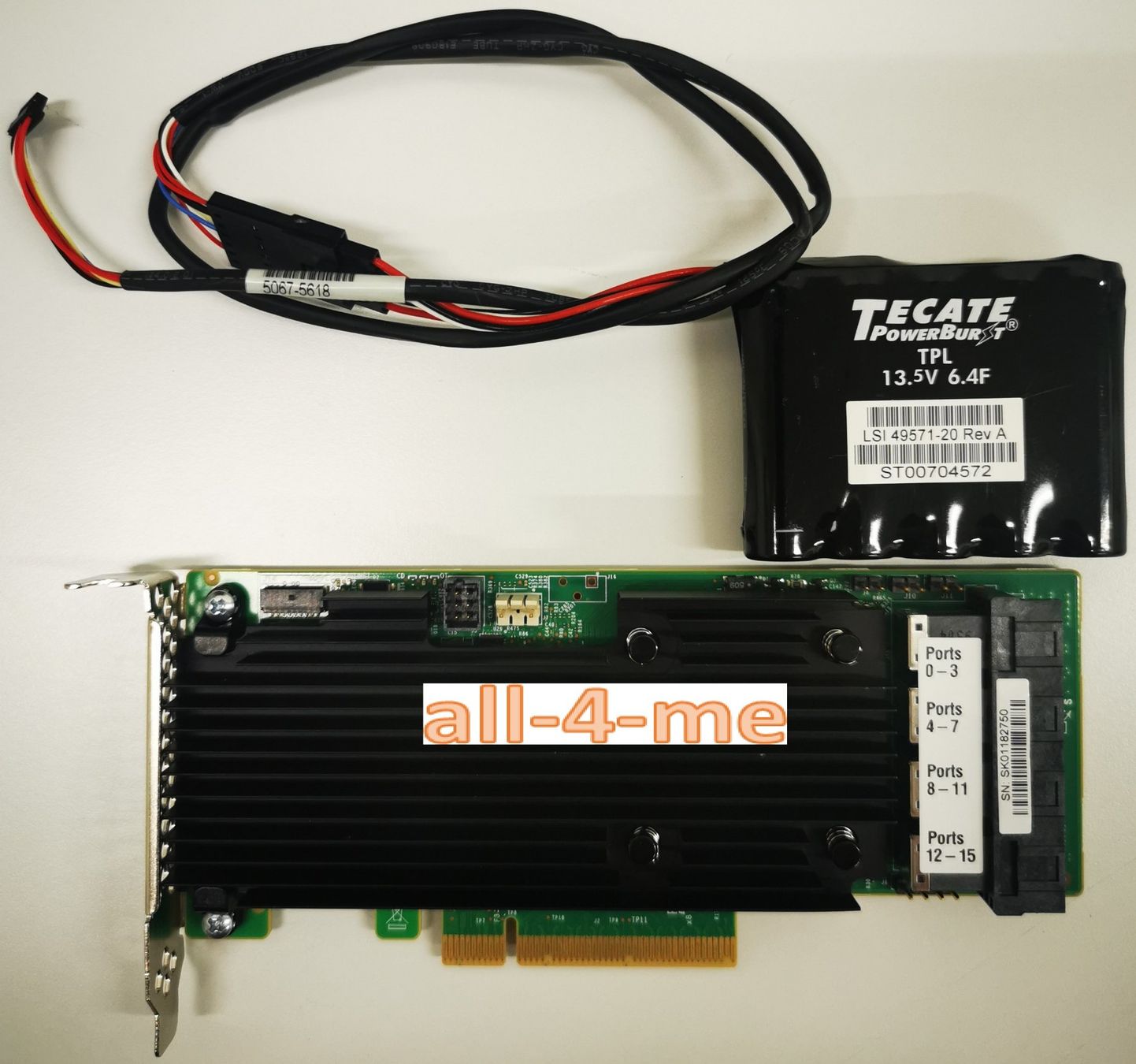 LSI/Avago 9361-16i 12Gb/s PCIe 3.0 x8 SATA+SAS HBA Raid CTL (Gebraucht ...