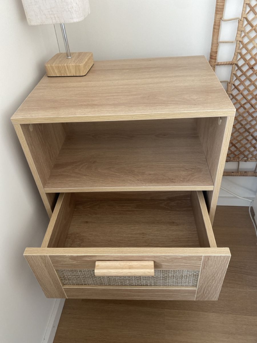 Nachttische: 2x RATTAN BEDSIDE TABLE – Neu (gemäss Beschreibung) aus Zürich von nat_bm5y 1