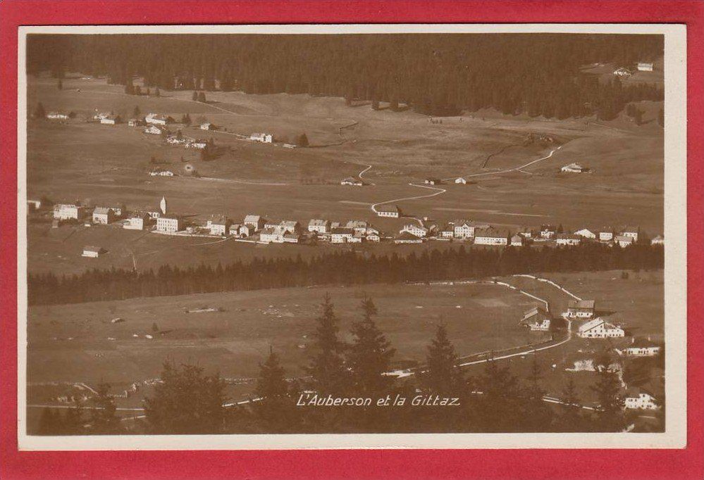 Cartoline postali: L'AUBERSON ET LA GITTAZ – Usato da Grüningen venduto da Kartenlaube
