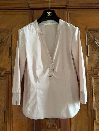 NILE ATELIER Bluse Größe S Farbe: Kaffee mit Milch