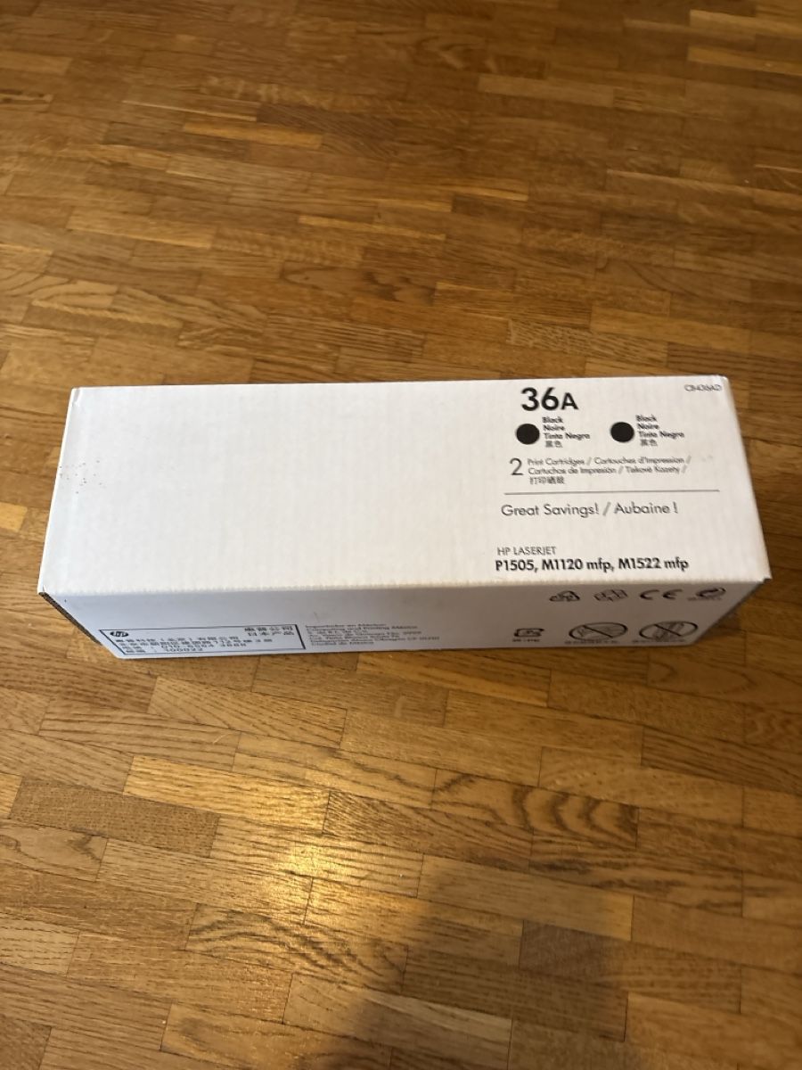 Hewlett Packard Cartucce per stampanti & toner: Toner HP 36A – Nuovo e nell'imballaggio originale da Les Bois venduto da StockSecure