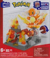 MEGA HTH 86 POKEMON CHARMANDER'S FIRE TIPE SPIN  new
