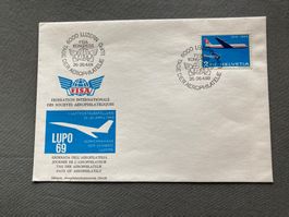 FISA LUPO 69 Aerophilatelie Umschlag 26-28 April 1969