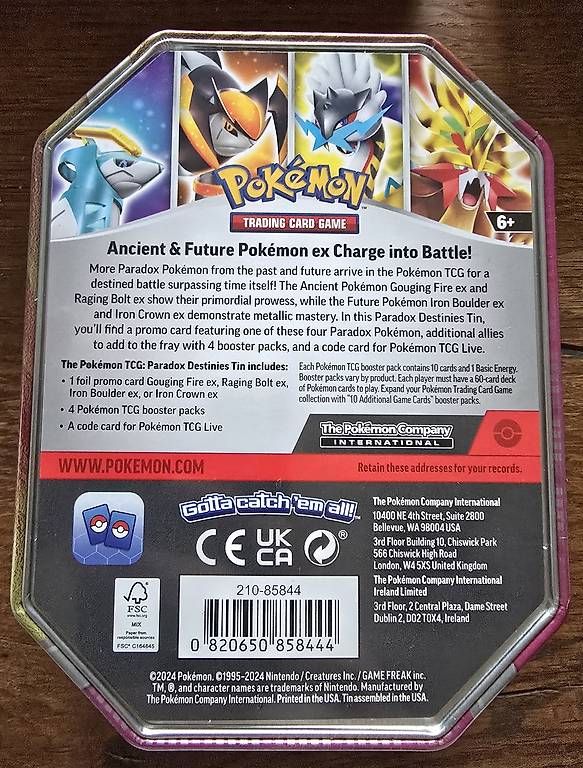 Pokémon Carte collezionabili: Pokemon Iron Crown ex Tin – Usato da Niederlenz venduto da mon_c7lk 2