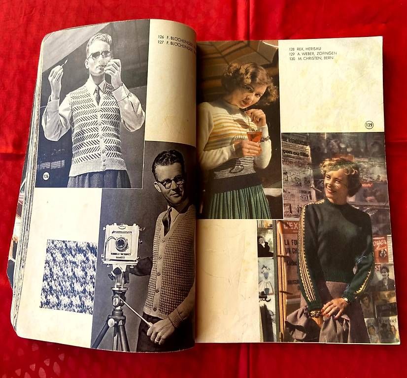 Riviste & Magazine: Sehr alte Strickhefte mit Flickbüchlein JG 1957 – Usato da Reinach AG venduto da e5734h 2