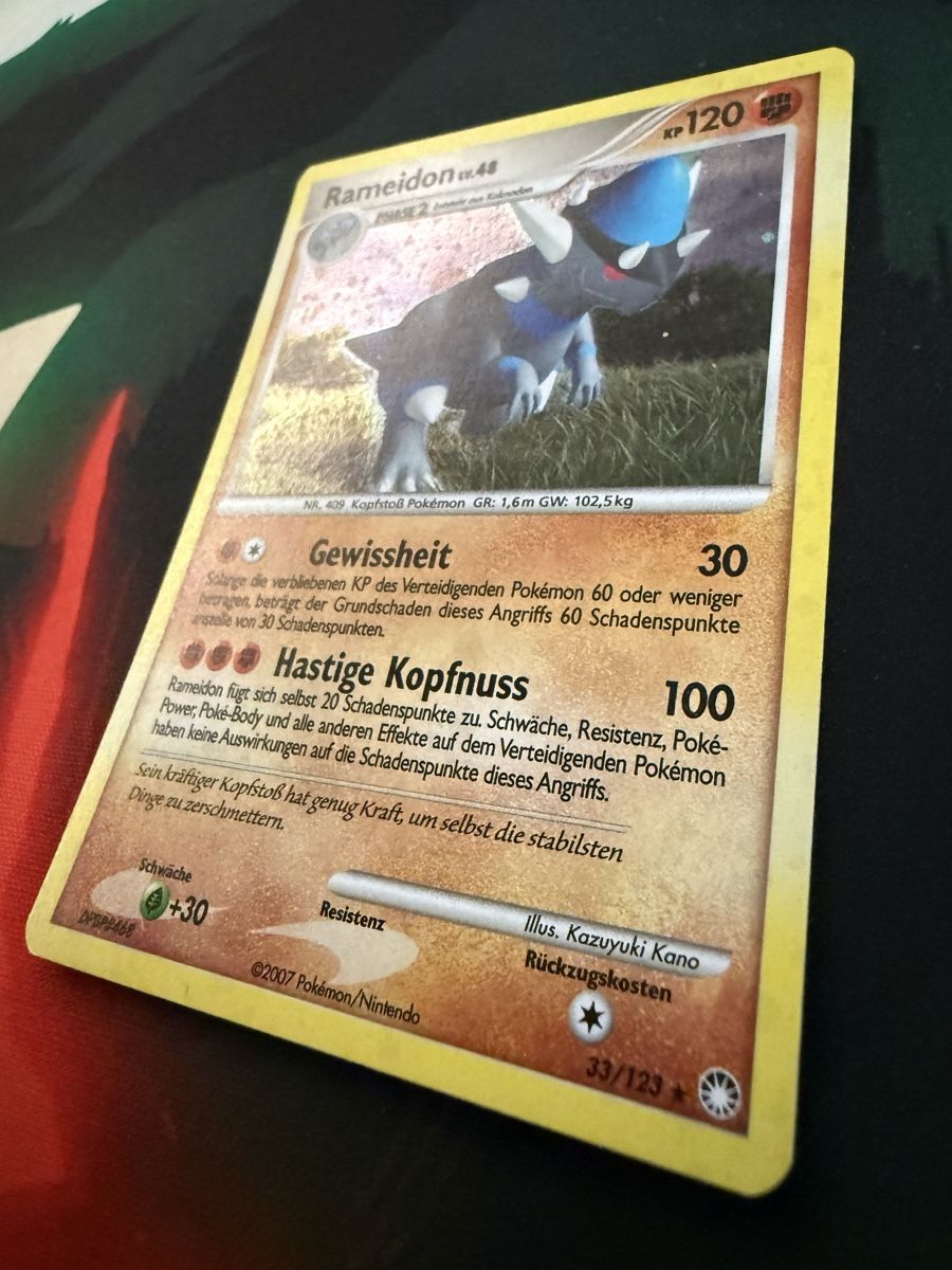 Pokémon Carte collezionabili: Rameidon Lv.48 - 33/123 (Holo) – Usato da Uster venduto da bacsev 1