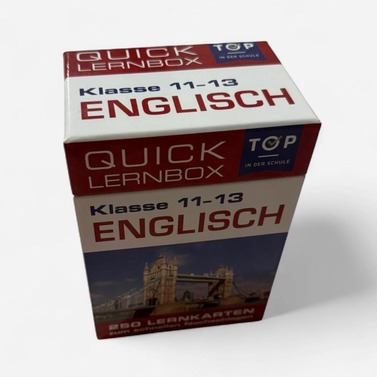 Sonstiger Schulbedarf: Quick Lernbox English class 11-13, 250 flashcards – Neu und originalverpackt aus Basel von 1moonstar