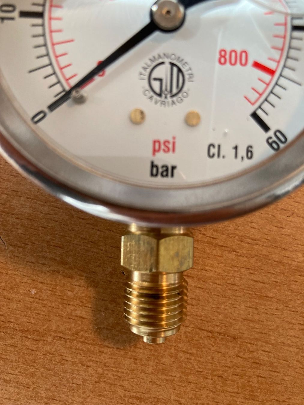 Tecnologia medica: Manometer 0-60 Bar – Nuovo e nell'imballaggio originale da Büren/ So venduto da u.limacher 1