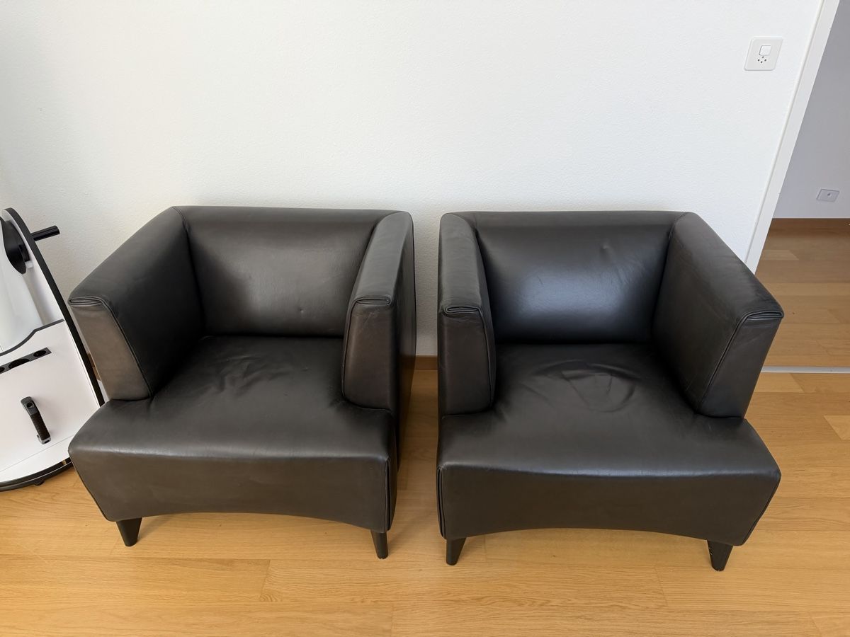 Wittmann Poltrone: Leder Sessel Wittmann Design – Usato da Adliswil venduto da am17