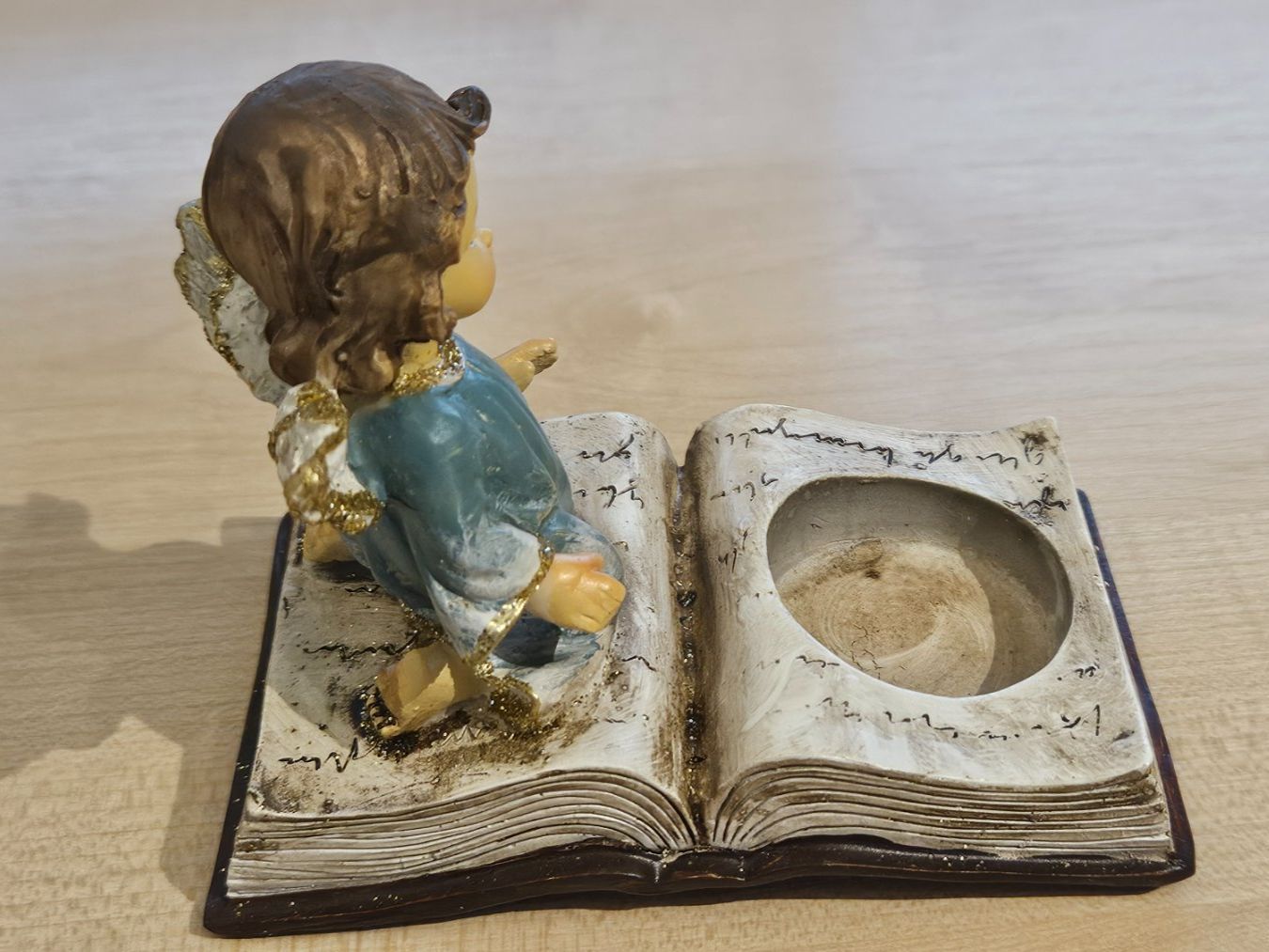 Tutte le decorazioni: Engel mit Buch / Teelicht-Halter , Kerzenständer – Nuovo (secondo la descrizione) da Jona venduto da ASMARADO 3