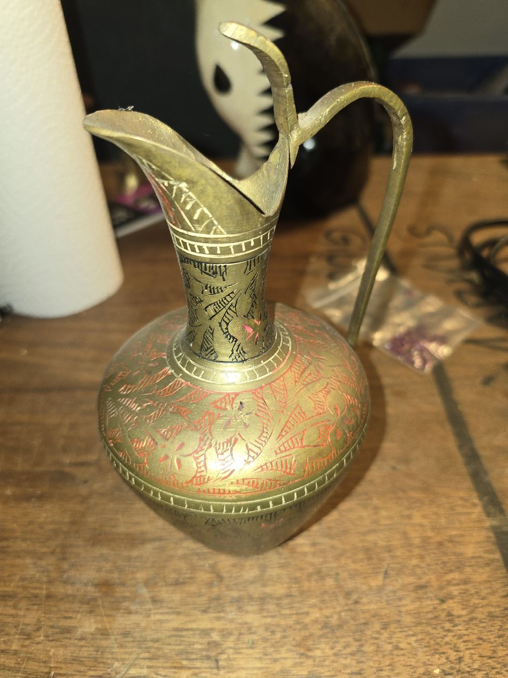 Caraffe: Antike Messing Kanne, orientalisch (D) – Usato da Rorschach venduto da TimelessTrading 1