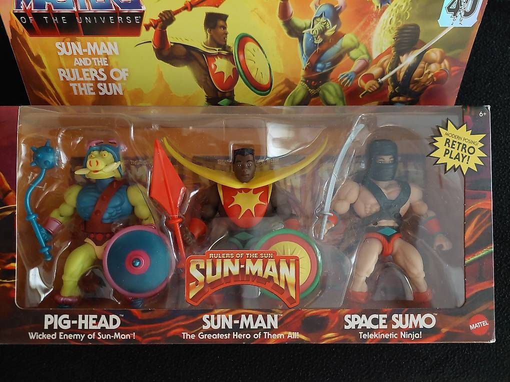 Statuette: Sun Man 3 Pack motu origins  – Usato da Einigen venduto da herrherren88