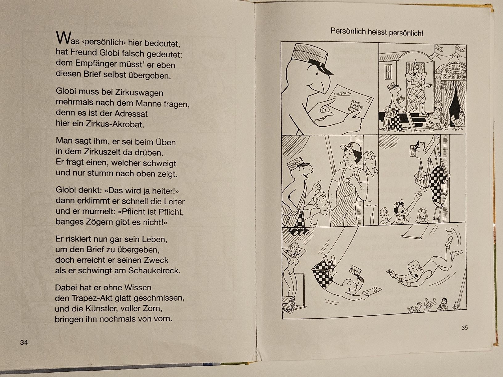 Comics: Globi bei der Post / 3. Aufl. 1997 / Kinderbuch – Gebraucht aus Oberdorf BL von BaldenEagle 2