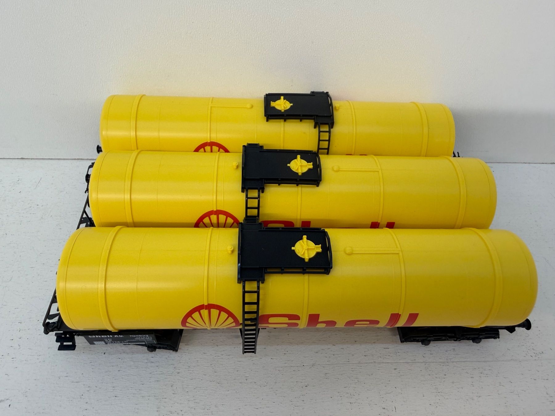 Märklin Modellini di ferrovie: 3er Set 4756 Märklin Kesselwagen Shell – Usato da Büsserach venduto da ModellbahnDepot 6