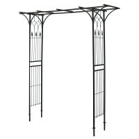 WilTec Rankgitter Rosenbogen 205×50×208