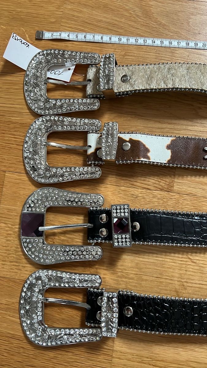 Cinture: Gurt mit Modul aus Metall und Steine – Nuovo (secondo la descrizione) da Teufen Ar venduto da Exclusive.stuff.CH 6