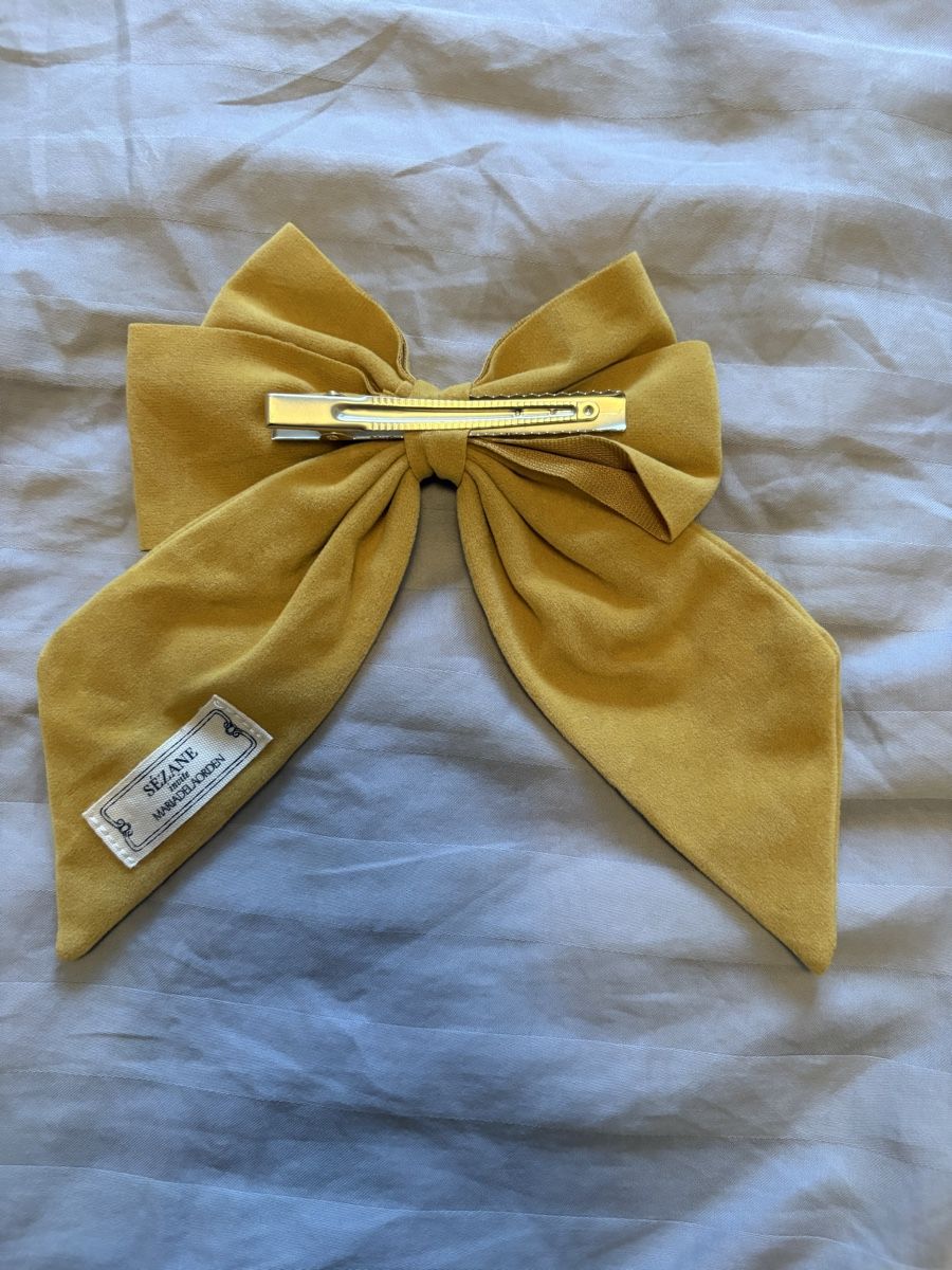 Sezane Accessori per capelli: Superbe barrette nœud jaune Sézane, neuve – Nuovo (secondo la descrizione) da Genève venduto da cec_6qrf 1