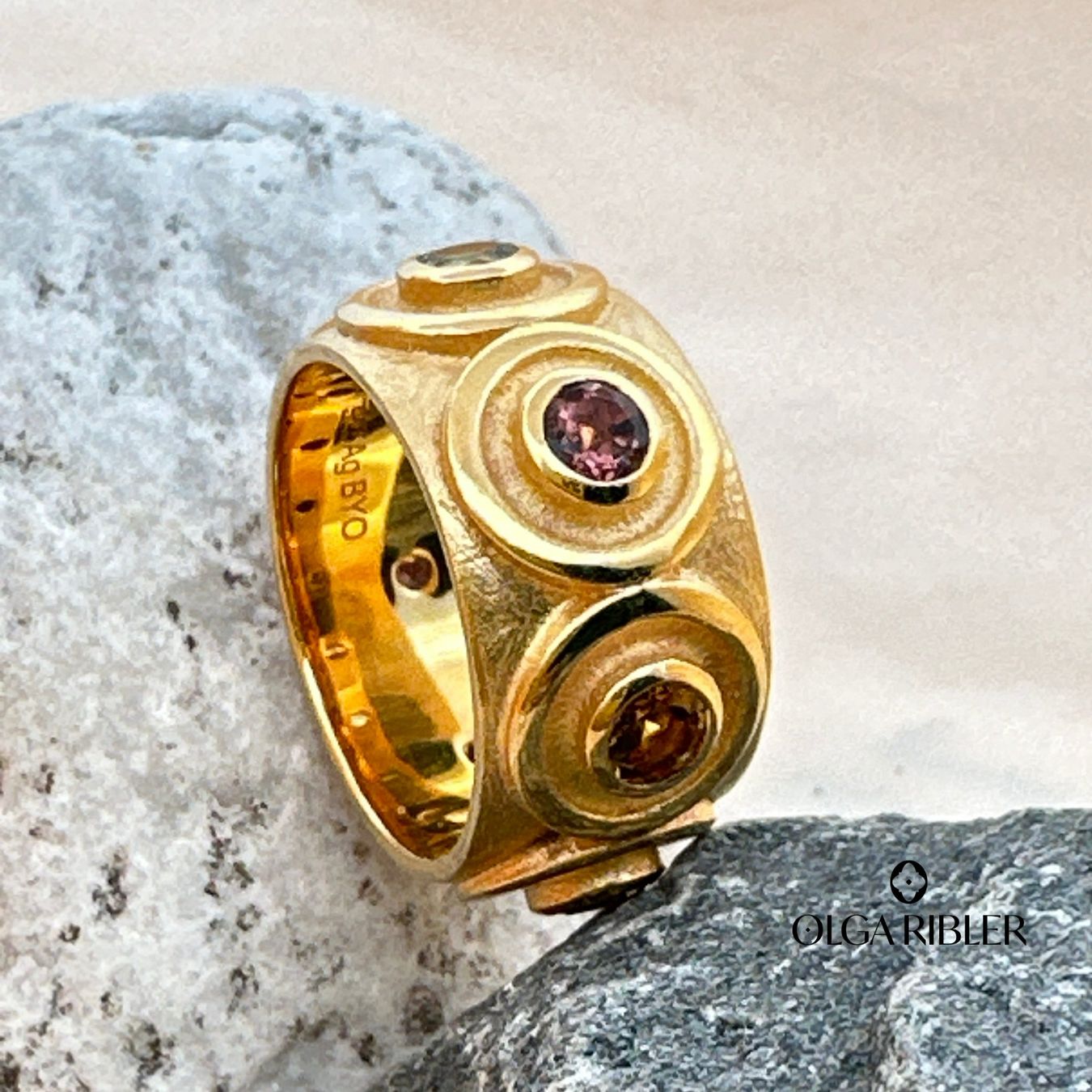 Olga Ribler Ringe: Unikate Silber Ring 925 mit Turmalinen Grösse 57 – Neu (gemäss Beschreibung) aus Luzern von Schmuckoutlet 5