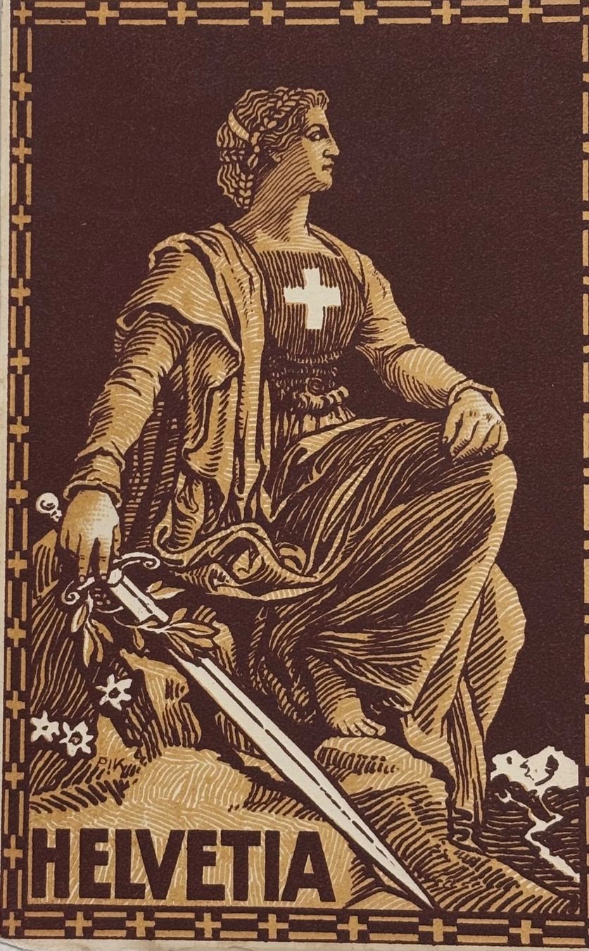 Cartoline postali: Helvetia, Schwert – Usato da Frauenfeld venduto da Merk52