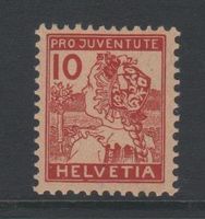 Pro Juventute 1915 Nr. J3 Luzernerin * Katwert: 75.00 CHF