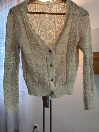 Mango Strickjacke beige Grösse S guter Zustand