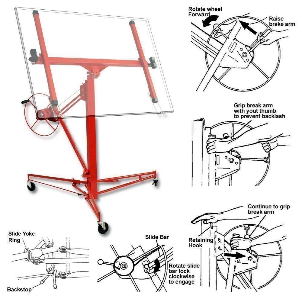 Autres pour la construction: Wiltec Paneelheber XXL Plattenheber – Neuf avec emballage d'origine à Bottighofen par zaap 8