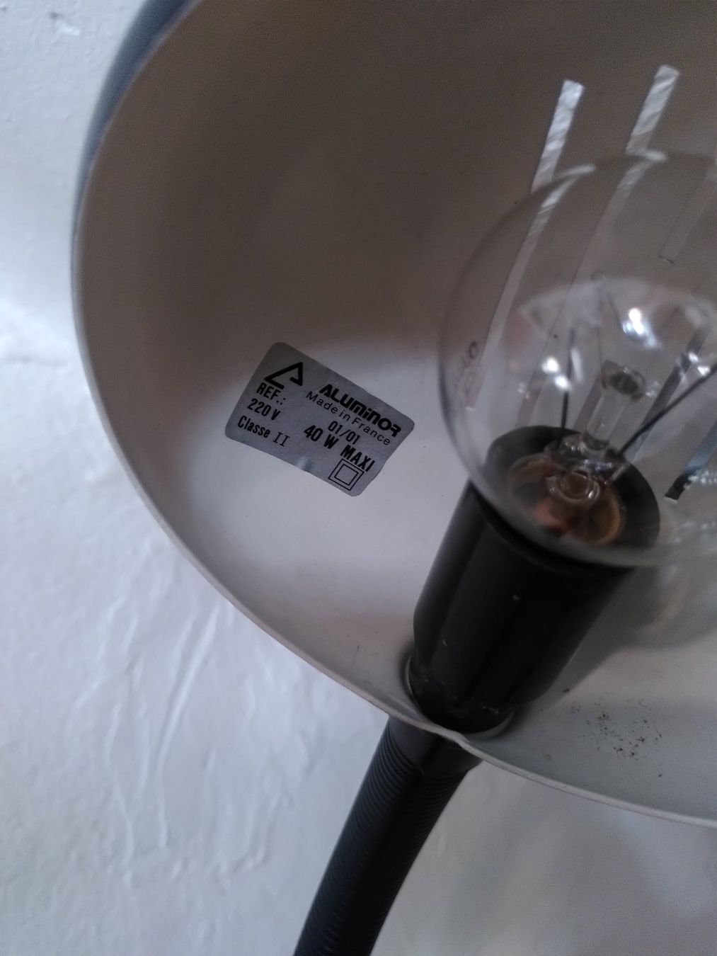 Lampade: vintage Lampe Snake - Aluminor – Usato da Vuiteboeuf venduto da broticaire 6