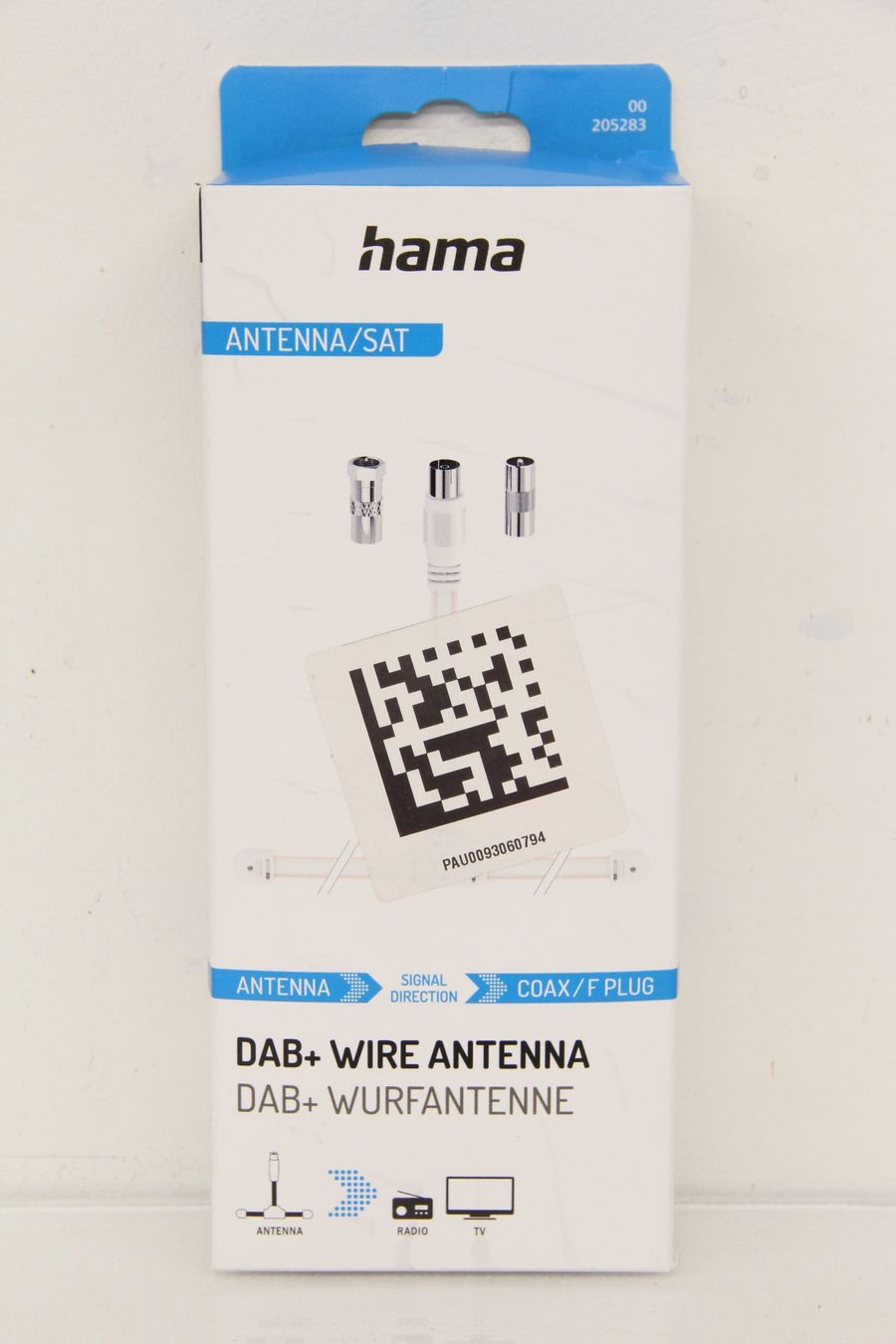 Funktechnik: hama DAB+ WIRE ANTENNA / hama DAB+ WURFANTENNE – Neu und originalverpackt aus Dittingen von C-Zero1-E