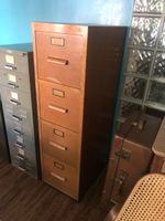Antiker Büroschrank, Eiche massiv, 4 Schubladen, Vintage!