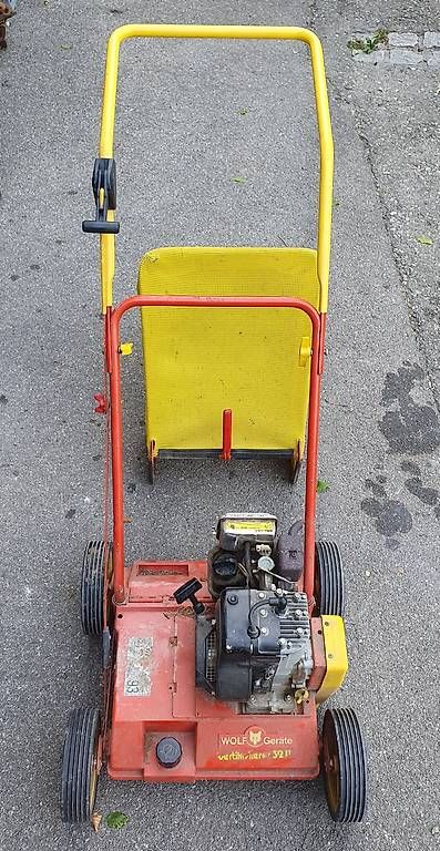 Wolf Garten Bodenbearbeitungsgeräte: Vertikutierer- Rasenlüfter, mit Benzinmotor, Wolf – Gebraucht aus Winterthur von BauTeilLaden2000 1