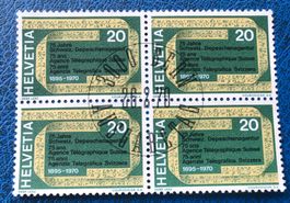 4 er Block Nr.476 mit Vollstempel Bern